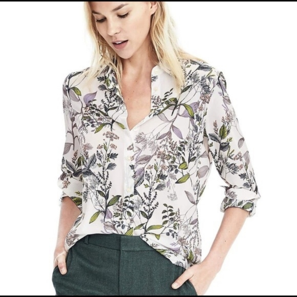 Botanical shirt from Banana Republic